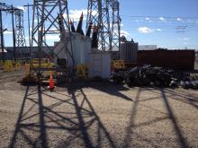 Timmins Heavy Equipment Operating for removal of Transformer